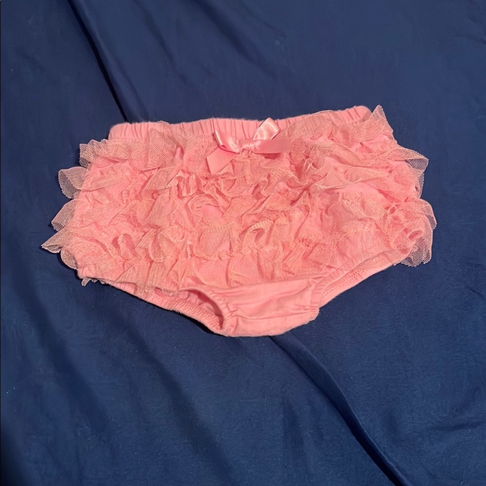 Pink Ruffled Baby Bottoms